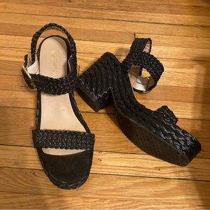 Black Espadrille Heels, 9